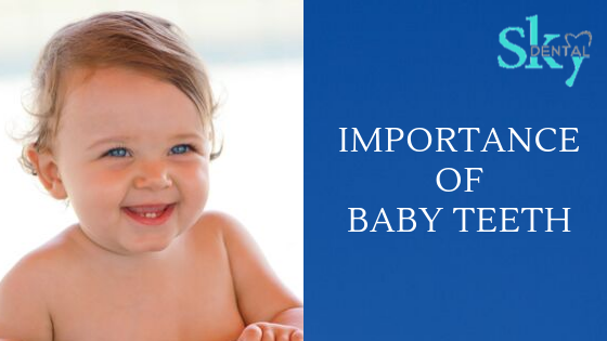 Why baby teeth are important